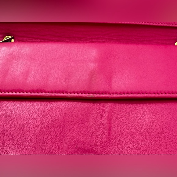 Pink Fendi Lambskin Wallet On Chain WOC - Picture 7 of 15